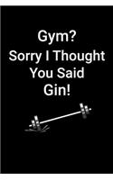 Gym Notebook