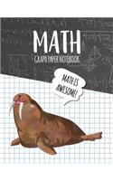 Math Graph Paper Notebook