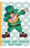 Dabbing Lucky Leprechaun Sketch Journal