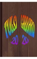 Tulsi Gabbard Peace in 2020 Rainbow Journal Notebook: Blank Lined Ruled for Writing 6x9 110 Pages