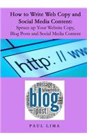 How to Write Web Copy and Social Media Content