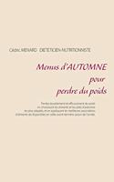 Menus d'automne pour perdre du poids