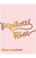 Pipilotti Rist Congratulations!