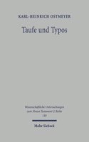 Taufe und Typos