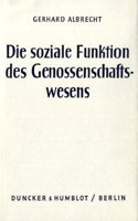 Die Soziale Funktion Des Genossenschaftswesens