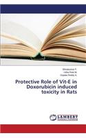 Protective Role of Vit-E in Doxorubicin induced toxicity in Rats