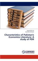 Characteristics of Pakistan's Economics Literature