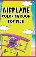 Airplane coloring book for kids