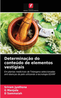 Determinação do conteúdo de elementos vestigiais