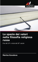 Lo spazio dei valori nella filosofia religiosa russa