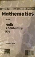 Scott Foresman Addison Wesley Math 2004 Vocabulary Kit Cards Grade 1