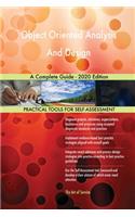 Object Oriented Analysis And Design A Complete Guide - 2020 Edition