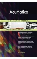 Acumatica A Complete Guide - 2020 Edition