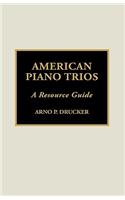 American Piano Trios