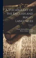 Vocabulary of the English and Malay Languages; Volume 2