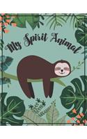 Sloth Cornell Notes Notebook