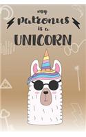 My Patronus is a Unicorn: Cute Unicorn Lovers Journal / Notebook / Diary / Birthday Gift (6x9 - 110 Blank Lined Pages)
