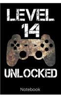 Level 14 Unlocked Notebook