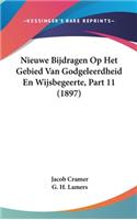 Nieuwe Bijdragen Op Het Gebied Van Godgeleerdheid En Wijsbegeerte, Part 11 (1897)