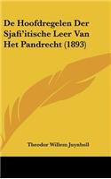de Hoofdregelen Der Sjafi'itische Leer Van Het Pandrecht (1893)