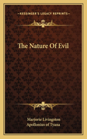 Nature of Evil