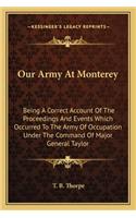 Our Army at Monterey