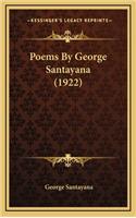 Poems by George Santayana (1922)