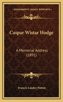 Caspar Wistar Hodge