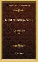 Droit Mozabite, Part 1