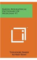 Bakers Biographical Dictionary of Musicians V1