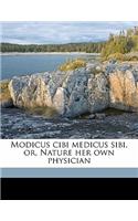 Modicus Cibi Medicus Sibi, Or, Nature Her Own Physician