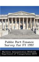 Public Port Finance Survey for Fy 1997