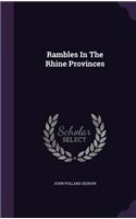 Rambles in the Rhine Provinces