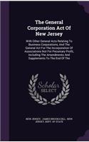 The General Corporation Act of New Jersey