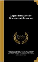 Leçons françaises de littérature et de morale