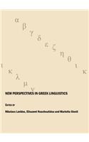 New Perspectives in Greek Linguistics