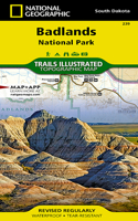 Badlands National Park: Trails Illustrated National Parks