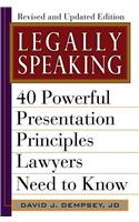 Legally Speaking