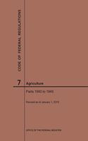 Code of Federal Regulations Title 7, Agriculture, Parts 1940-1949, 2019: (Code of Federal Regulations)