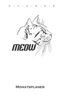 Mietzekatze Monatsplaner