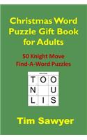 Christmas Word Puzzle Gift Book for Adults