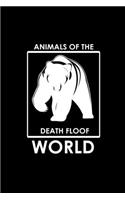 Animals of the world: Food Journal - Track your Meals - Eat clean and fit - Breakfast Lunch Diner Snacks - Time Items Serving Cals Sugar Protein Fiber Carbs Fat - 110 pag