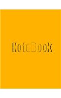 Notebook: College Ruled Notebook - Large 8.5 x 11 inches - 120 Pages