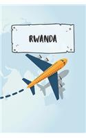 Rwanda: Ruled Travel Diary Notebook or Journey Journal - Lined Trip Pocketbook for Men and Women with Lines