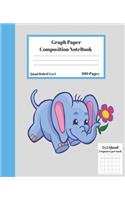 Graph Composition Notebook 5 Squares per inch 5x5 Quad Ruled 5 to 1 100 Pages