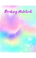 Reading Notebook: IMAGINATION Blank Storybook Journal Children's drawing and handwriting practice book ages 3 +, Pre K through 3rd grade, picture box with title, five