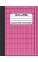 Graph Paper Composition Notebook: Math and Science Lover Pink Graph Paper Cover Notebook (Quad Ruled 5 squares per inch, 120 pages) Birthday Gifts For Math Lover Teacher, Student