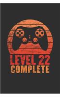 Level 22 Complete: Personal Planner 24 month 100 page 6 x 9 Dated Calendar Notebook For 2020-2021 Academic Year