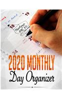 2020 Monthly Day Organizer: Calendar Planner - Which Will Make Your Day Easier! (To Do List, Daily Meal Planner, Reminders), Organizer (150 pages 8.5 x 11)