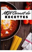 Mon Carnet de Recettes: 100 pages pour ne plus jamais oublier vos recettes favorites